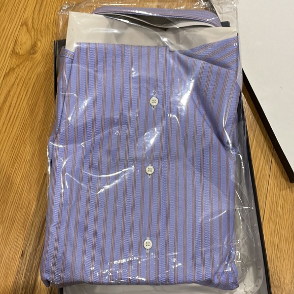 CERRUTI 1881 BUTTON DOWN SHIRT - SIZE L 16/41 - Picture 2 of 8